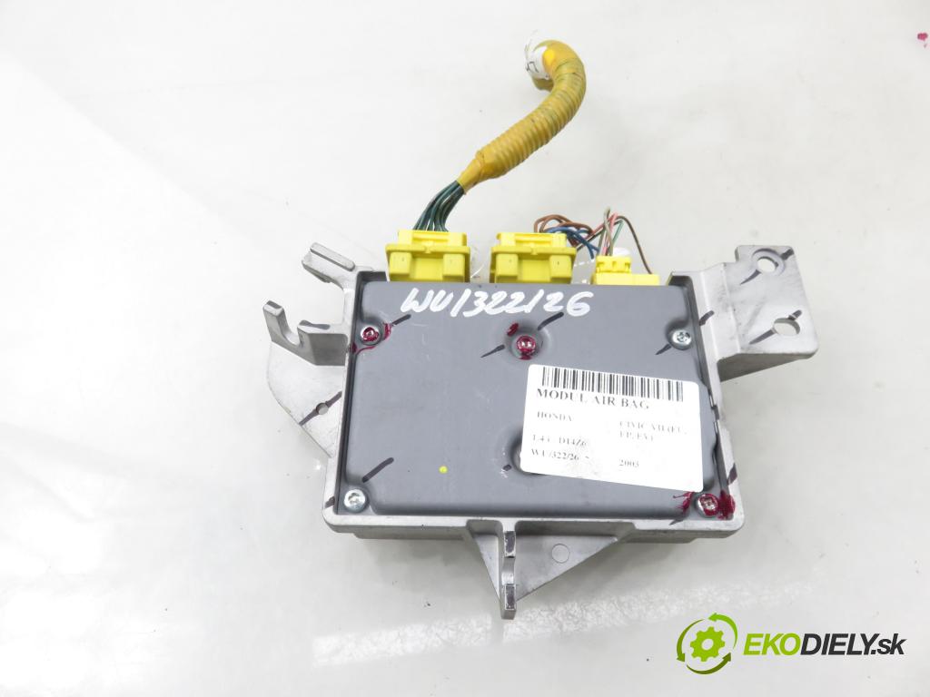 HONDA CIVIC VII Hatchback (EU, EP, EV) HB 2003 55,00 1.4 i - D14Z6 1396,00 MODUL air BAG 77960S6AG940M2 ; 5WK43197