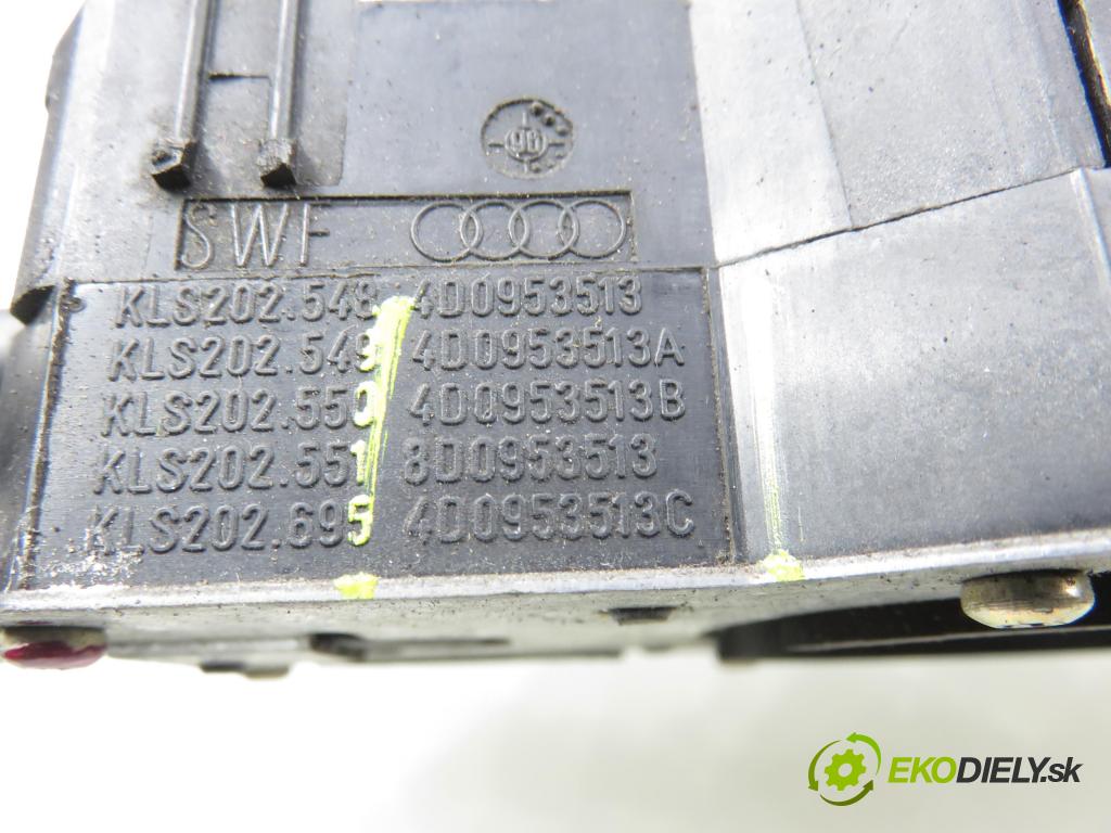 AUDI A4 (8D2, B5) SEDAN 1996 74,00 1.6 8V 100 - ADP 1595,00 páčka/prepínač 4D0953513 ; 4D0953513A ; 4D0953513B