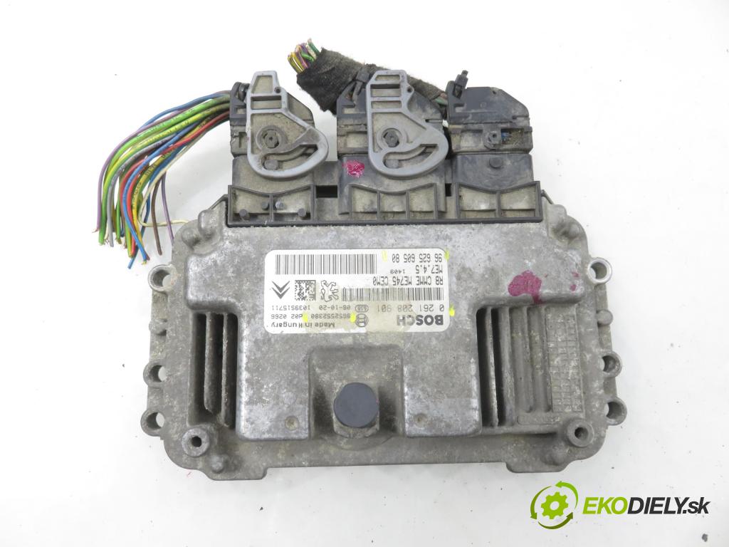 PEUGEOT 206 liftback (2A/C) HB 2006 80,00 1.6 16V - NFU (TU5JP4) 1587,00 řídící jednotka motora 9662560580 ; 0261208901 ; 9652552380