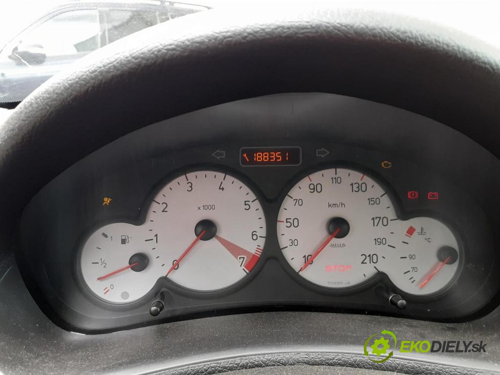 PEUGEOT 206 liftback (2A/C) HB 2006 80,00 1.6 16V - NFU (TU5JP4) 1587,00 prístrojovka elektrický 9659729180