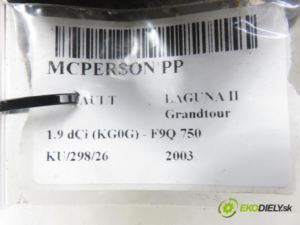 RENAULT LAGUNA II Grandtour (KG0/1_) KOMBI 2003 0,00 1.9 dCi (KG0E, KG0R) - F9Q 752 1870,00 MCPERSON PP 