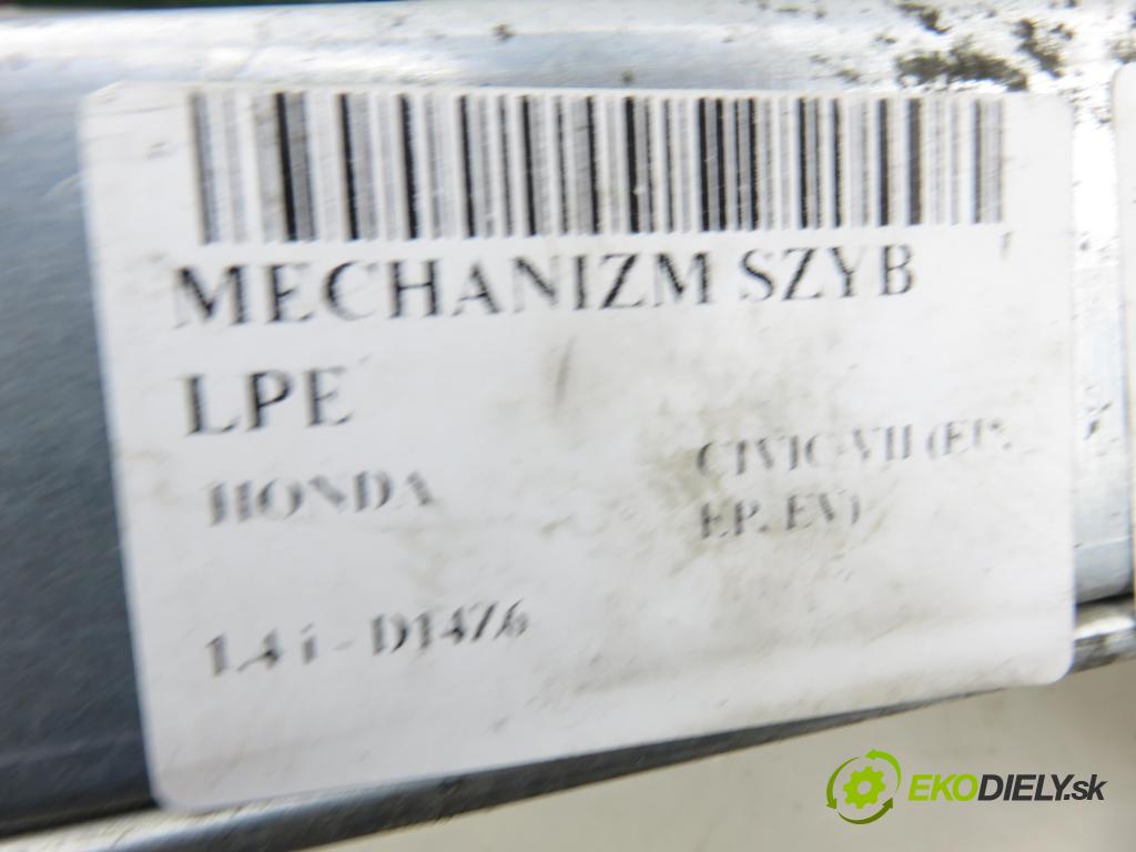 HONDA CIVIC VII Hatchback (EU, EP, EV) HB 2003 55,00 1.4 i - D14Z6 1396,00 Mechanizmus okien