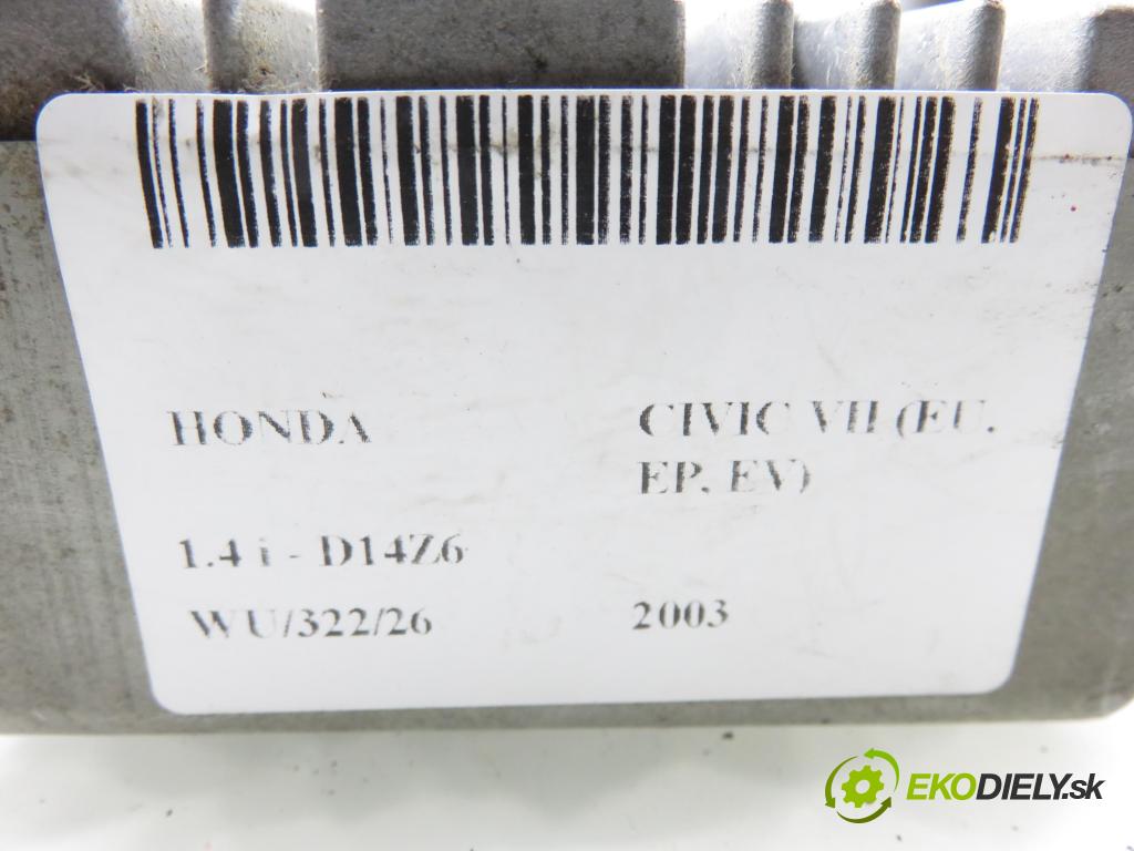 HONDA CIVIC VII Hatchback (EU, EP, EV) HB 2003 55,00 1.4 i 75 - D14Z6 1396,00 Riadiaca jednotka servočerpadlo 39980S6AG031M1 ; Q1T20573M (Riadiaca jednotka)