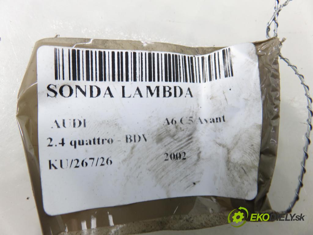 AUDI A6 Avant (4B5, C5) KOMBI 2002 125,00 2.4 quattro - BDV 2393,00 sonda lambda 0ZA659EE40 (Lambda sonda)