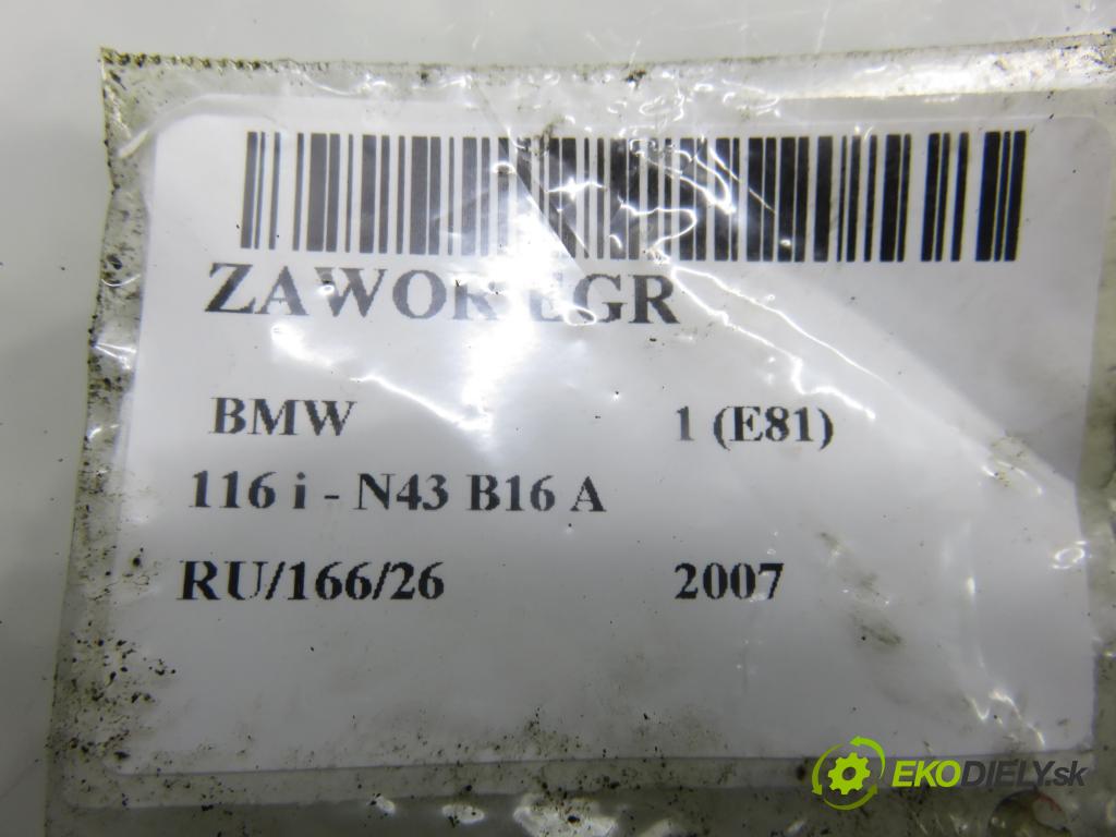 BMW 1 (E81) HB 2007 89,00 116 i 121 - N43 B16 A 1599,00 VENTIL EGR 7563241