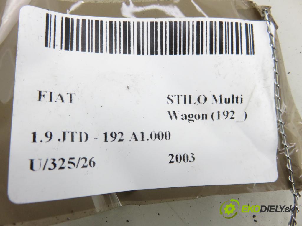 FIAT STILO Multi Wagon (192_) KOMBI 2003 85,00 1.9 JTD - 192 A1.000 1910,00 RELÉ: JÚN: 51299012 ; 46807091