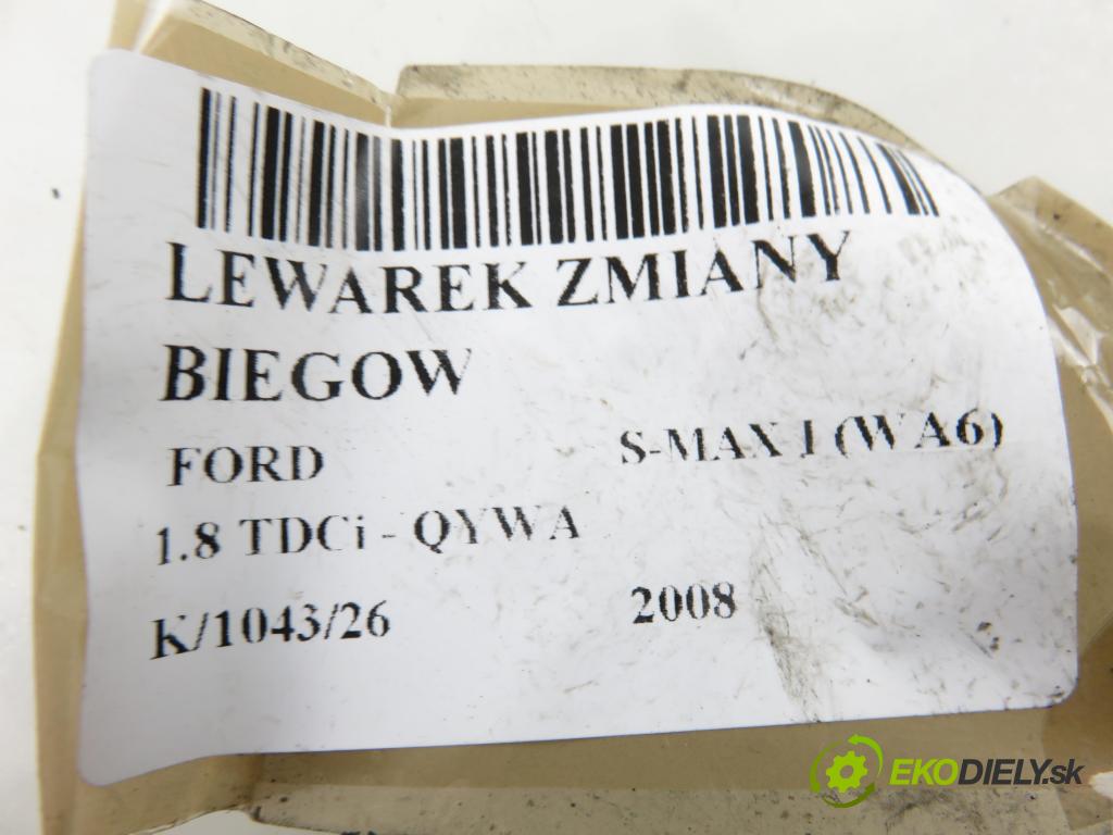 FORD S-MAX (WA6) MINIVAN 2008 92,00 1.8 TDCi - QYWA 1753,00 ZVEDÁK: