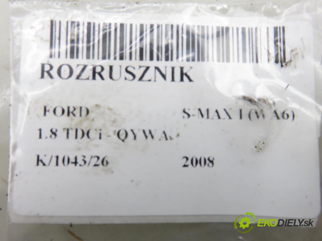 FORD S-MAX (WA6) MINIVAN 2008 92,00 1.8 TDCi - QYWA 1753,00 startér 6G9N11000EC (Startér)