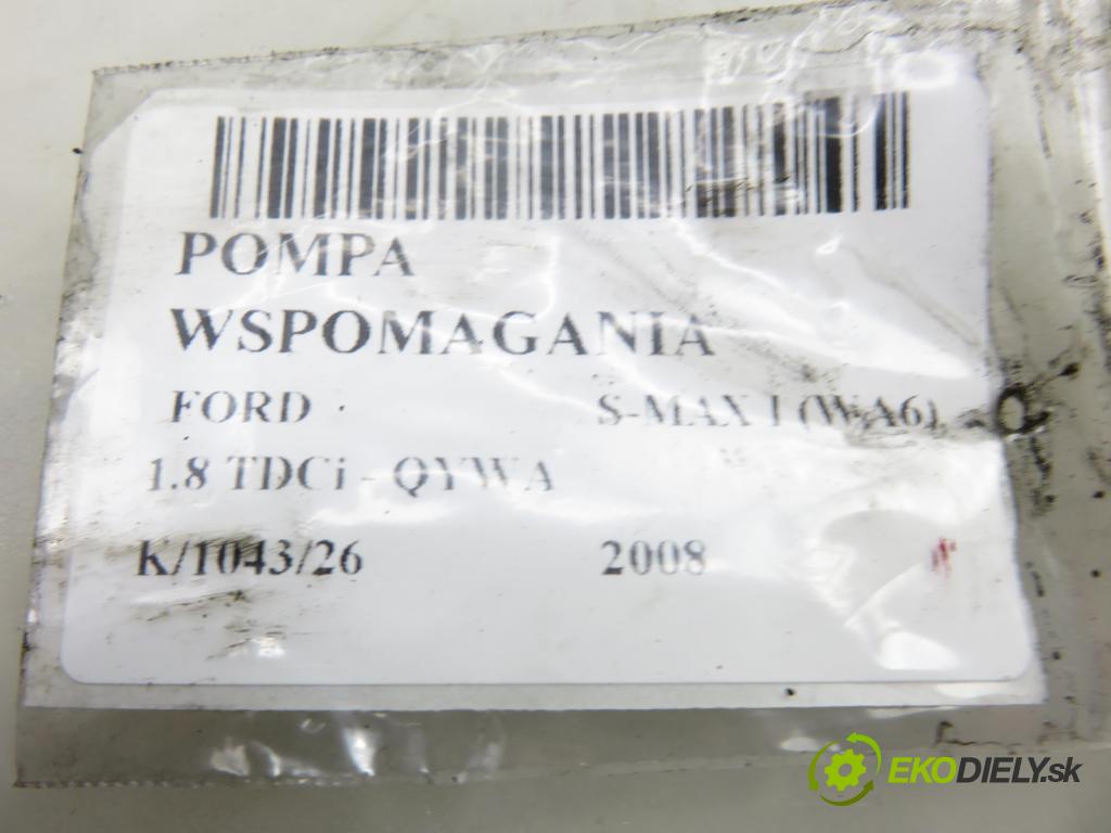 FORD S-MAX (WA6) MINIVAN 2008 92,00 1.8 TDCi - QYWA 1753,00 Pumpa servočerpadlo 6G913A696CD (Servočerpadlo)