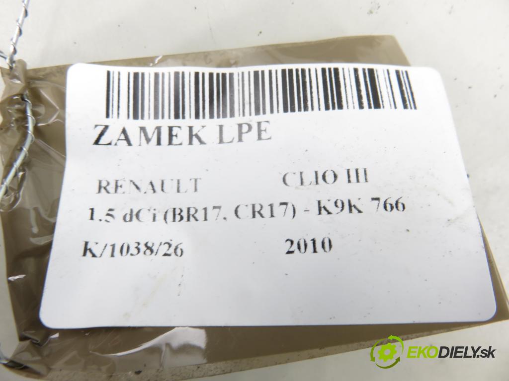 RENAULT CLIO III (BR0/1, CR0/1) HB 2010 50,00 1.5 dCi 68 - K9K 768 1461,00 zámok 300126F