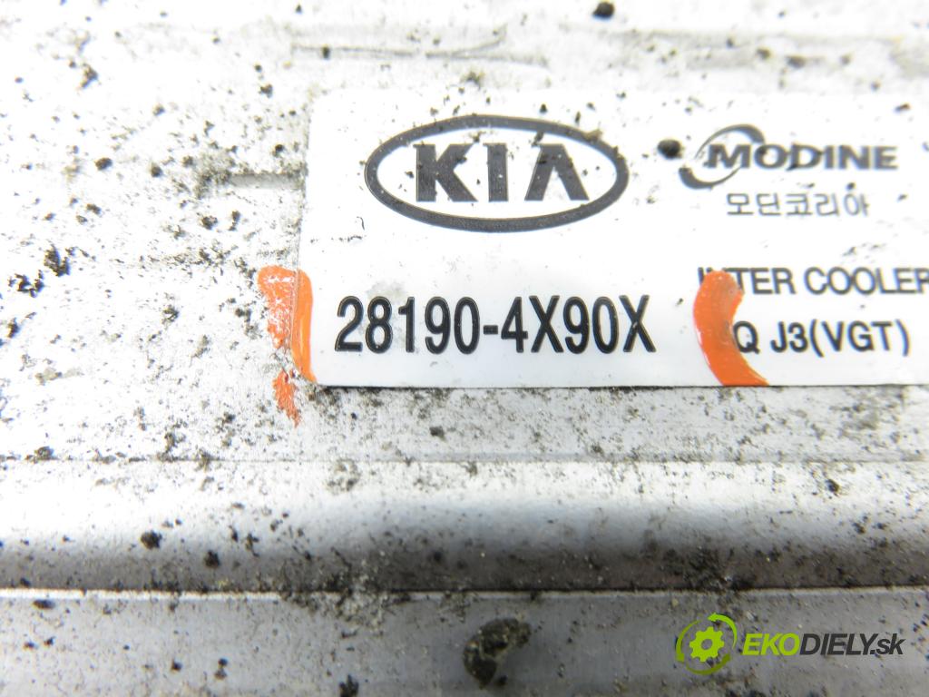 KIA CARNIVAL / GRAND CARNIVAL III (VQ) MINIVAN 2007 136,00 2.9 CRDi - J3 2902,00 chladič intercooler 281904X90X