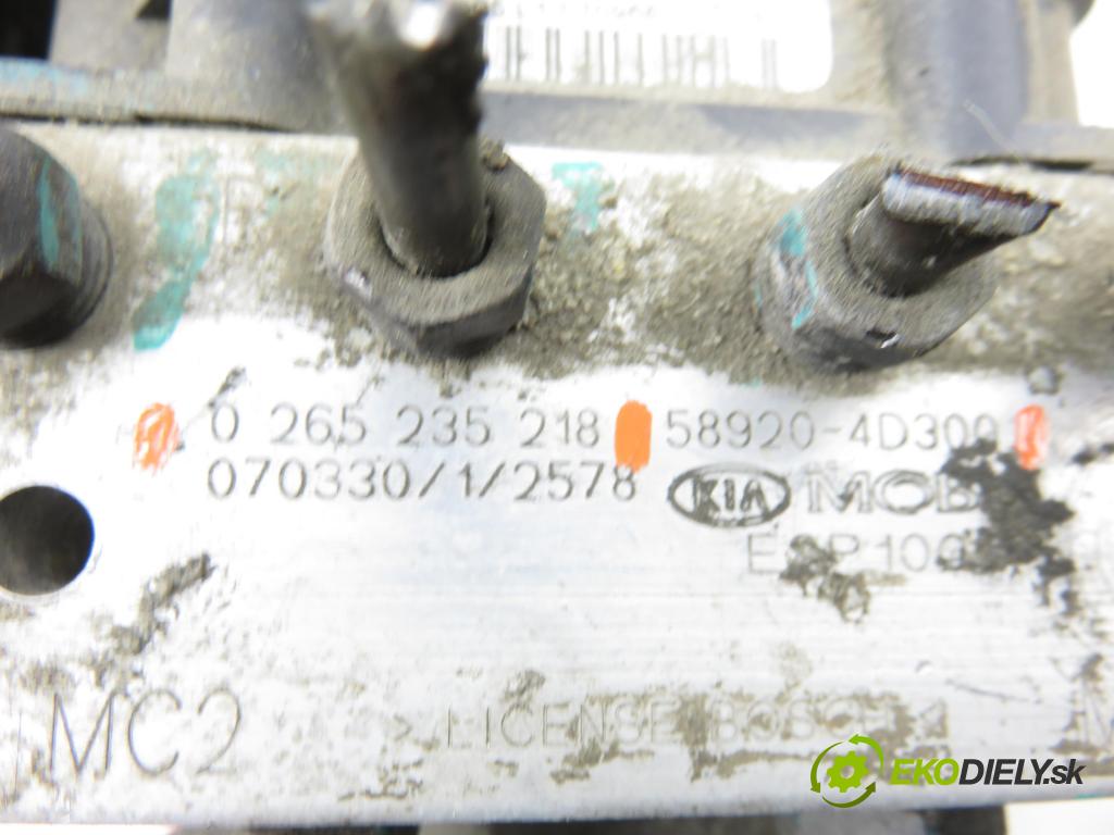 KIA CARNIVAL / GRAND CARNIVAL III (VQ) MINIVAN 2007 136,00 2.9 CRDi CR - J3 2902,00 pumpa ABS 0265950614 ; 0265235218 ; 589204D300 (Pumpa ABS)