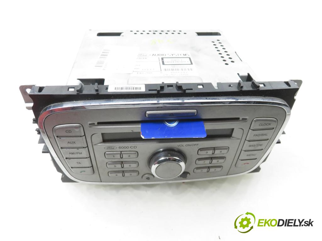 FORD S-MAX (WA6) MINIVAN 2008 92,00 1.8 TDCi 125 - QYWA 1753,00 RADIO 7S7T18C815BA