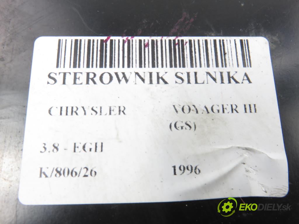CHRYSLER VOYAGER / GRAND VOYAGER III (GS) MINIVAN 1996 0,00 3.8 - EGH 3778,00 řídící jednotka motora P04727207AF