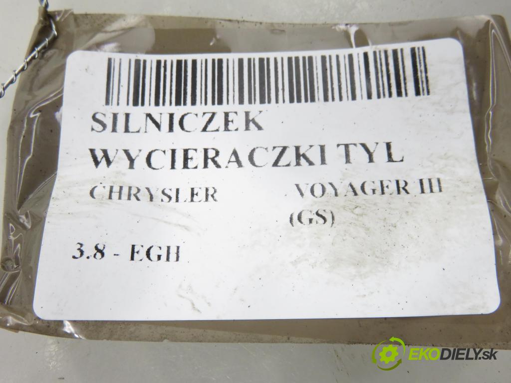 CHRYSLER VOYAGER / GRAND VOYAGER III (GS) MINIVAN 1996 0,00 3.8 - EGH 3778,00 Motorček stierače zadné 4673010 ; 53007512