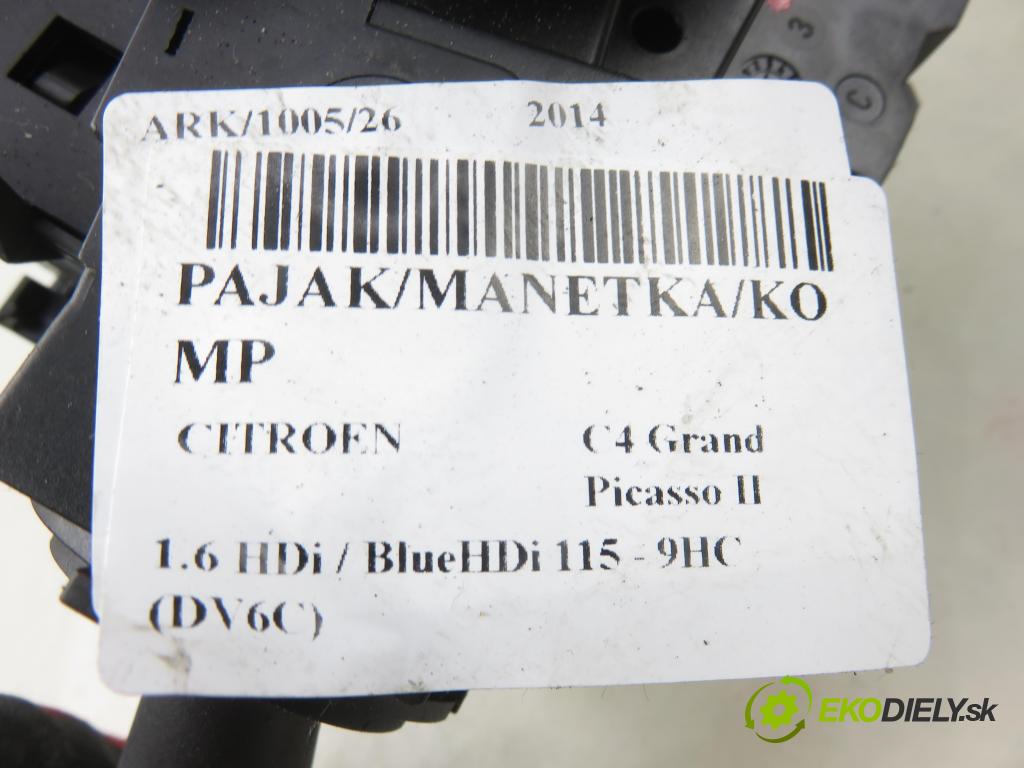 CITROEN C4 Grand Picasso II MINIVAN 2014 0,00 1.6 HDi / BlueHDi 115 - 9HC (DV6C) 1560,00 PAKA/ŘAZENÍ/SADA: 98072632ZD