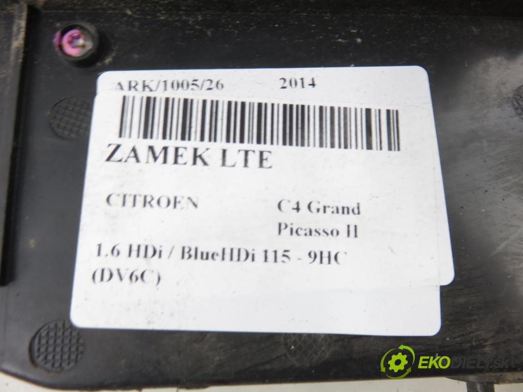 CITROEN C4 Grand Picasso II MINIVAN 2014 0,00 1.6 HDi / BlueHDi 115 - 9HC (DV6C) 1560,00 zámok LTE 9810311480