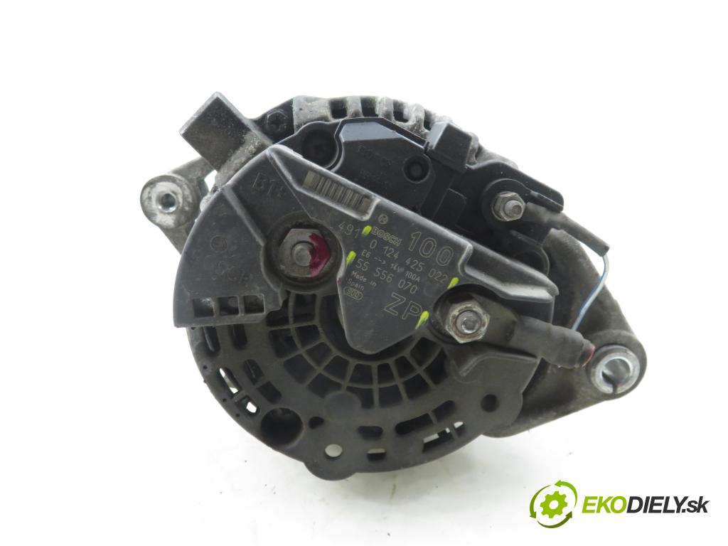 OPEL MERIVA A nadwozie wielkoprzestrzenne (MPV) (X03) HB 2004 74,00 1.6 16V - Z 16 XE 1598,00 Alternátor 55556070 ; 55556070ZP ; 0124425022 (Alternátor)