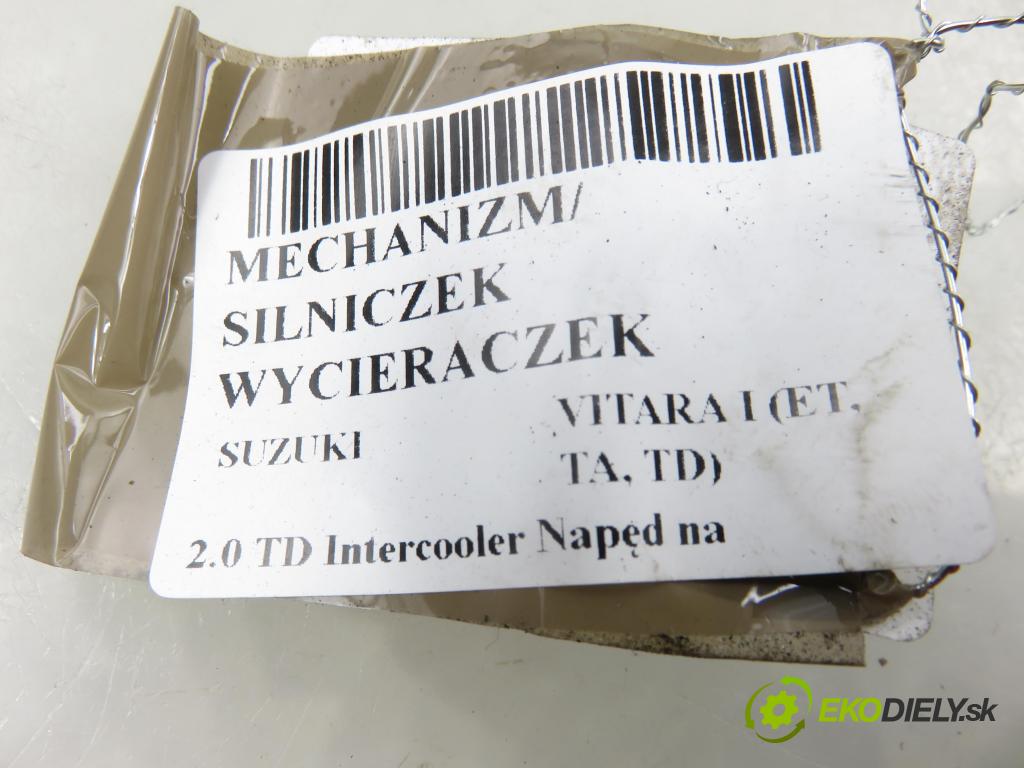 SUZUKI VITARA (ET, TA, TD) TERENOWY 1996 64,00 2.0 TD Intercooler Napęd na wszystkie koła (SV420D 1998,00 motorek stěračů PŘEDNÍ: 