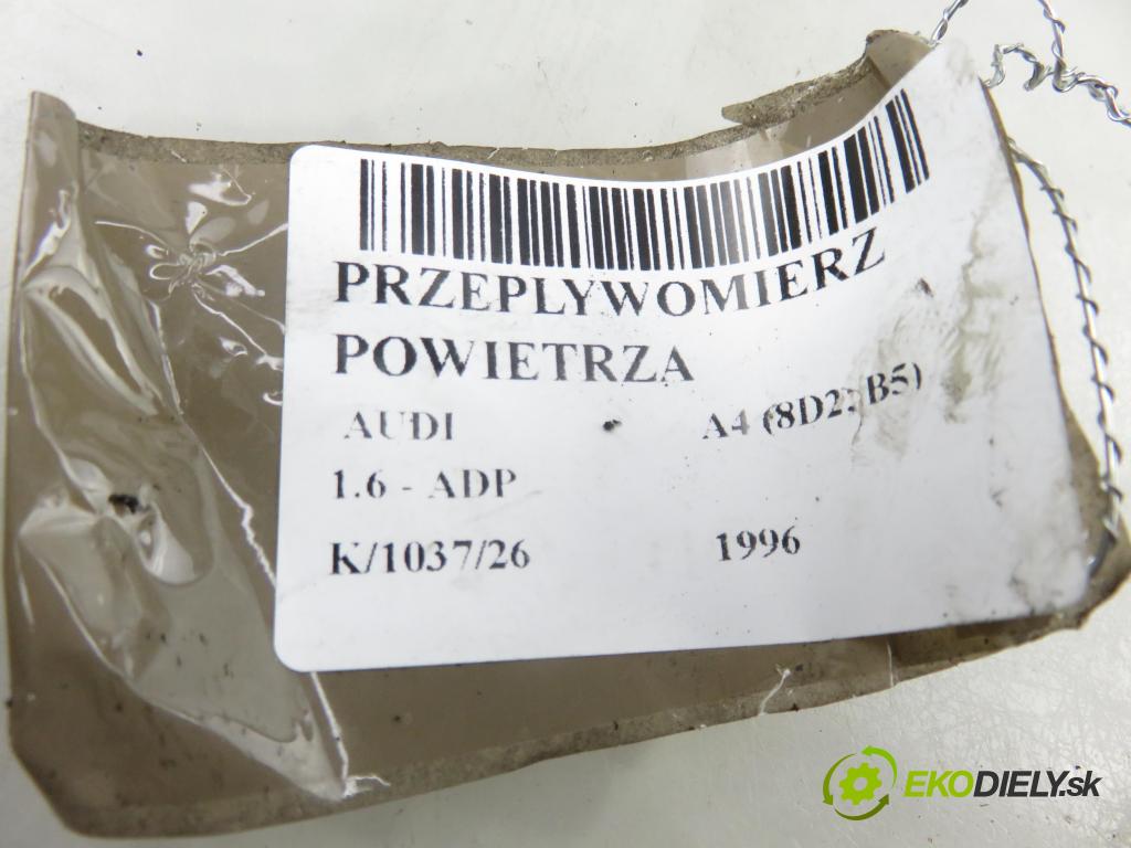 AUDI A4 (8D2, B5) SEDAN 1996 74,00 1.6 8V 100 - ADP 1595,00 váha vzduchu vzduchu 058133471 ; AFH6010B