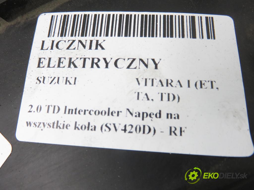 SUZUKI VITARA (ET, TA, TD) TERENOWY 1996 64,00 2.0 TD Intercooler Napęd na wszystkie koła (SV420D 1998,00 prístrojovka na ODKAZ 3410178E70 ; 341007EH