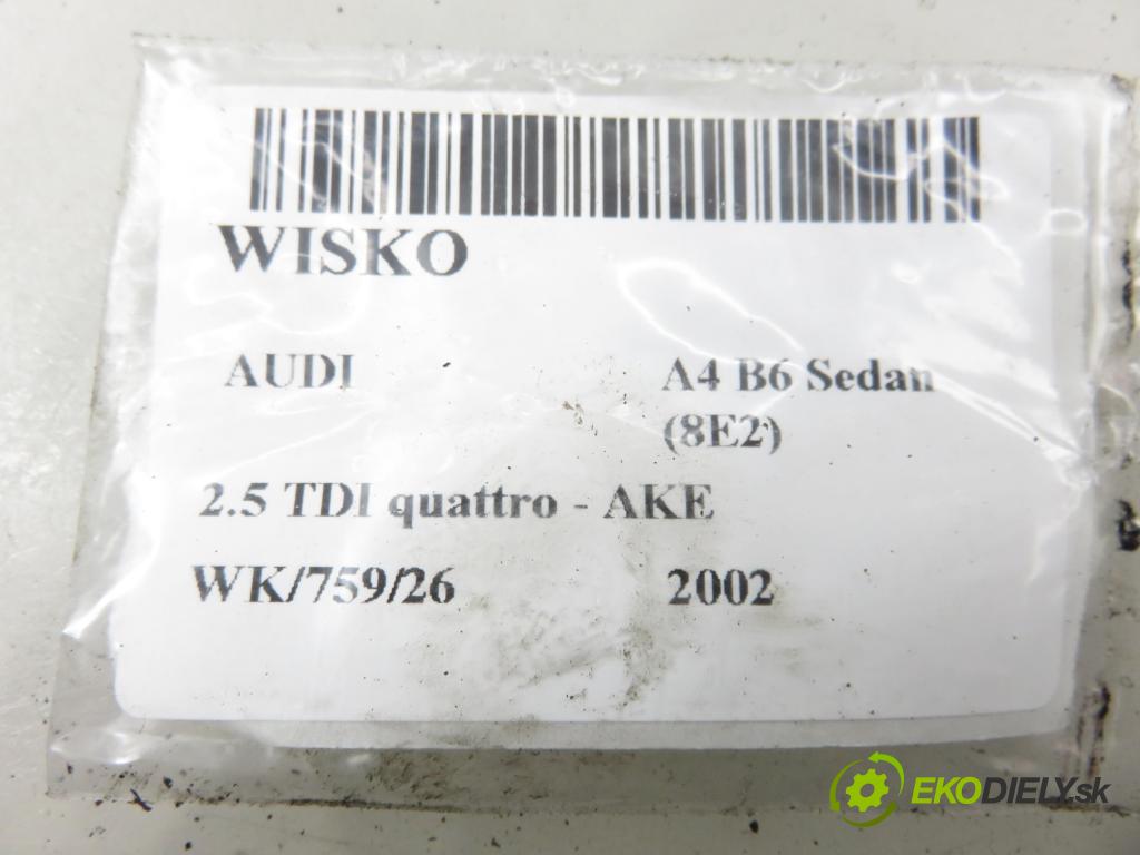 AUDI A4 (8E2, B6) SEDAN 2002 132,00 2.5 TDI V6 180 quattro - AKE 2496,00 viskospojka 24722