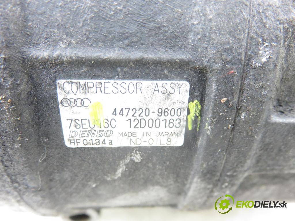 AUDI A4 (8E2, B6) SEDAN 2003 74,00 1.9 TDI - AVB 1896,00 KOMPRESOR: klimatizace 4472209600 (Kompresor klimatizace)