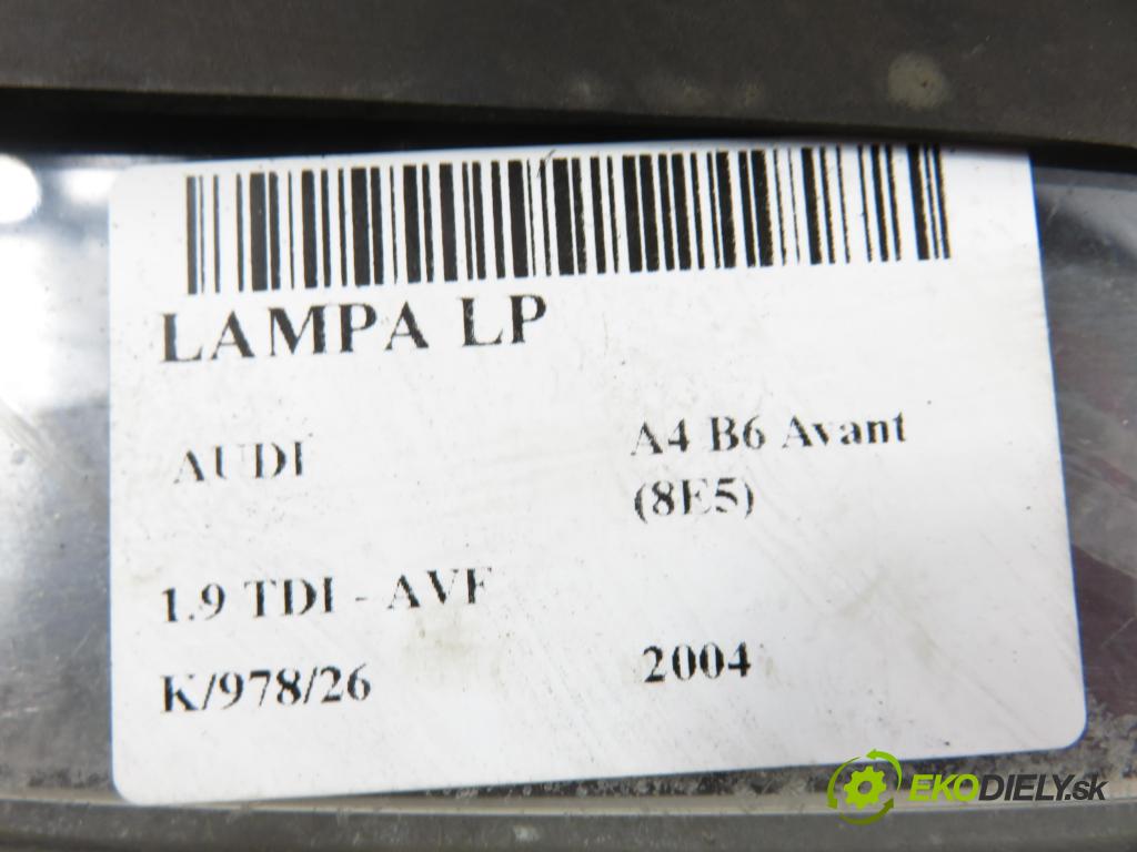 AUDI A4 Avant (8E5, B6) KOMBI 2004 96,00 1.9 TDI - AVF 1896,00 světlo LP 8E0941003P