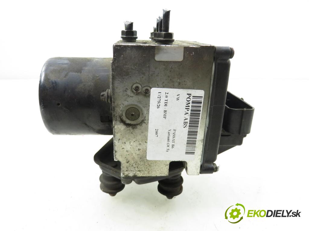 VW PASSAT B6 Variant (3C5) KOMBI 2007 103,00 2.0 TDI PD 8V 140 - BMP 1968,00 pumpa ABS 3C0614109A ; 16420302A ; 16420502 (Pumpa ABS)