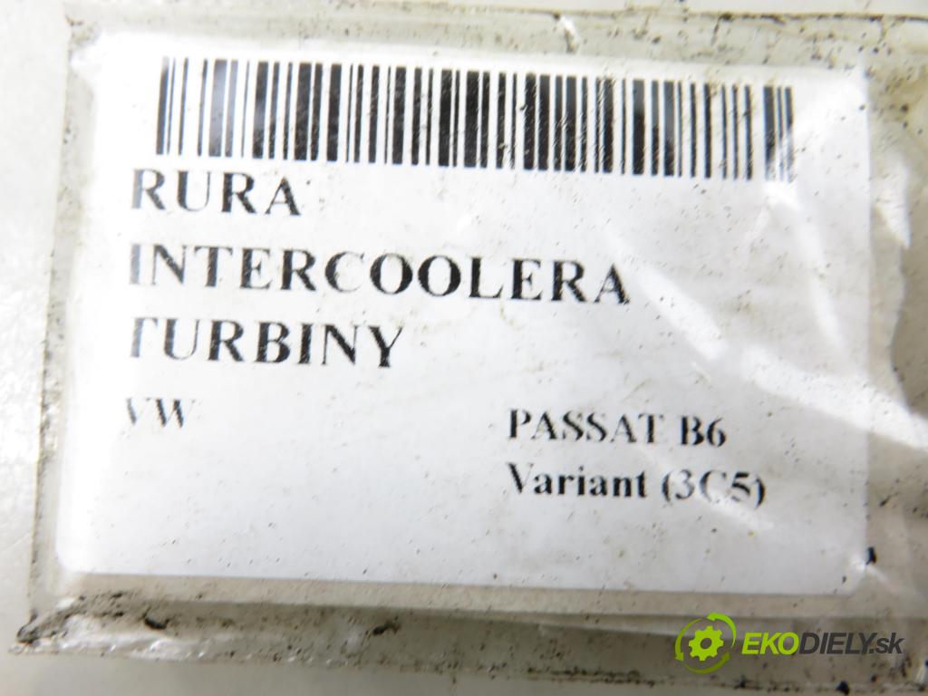 VW PASSAT B6 Variant (3C5) KOMBI 2007 103,00 2.0 TDI - BMP 1968,00 Rúra intercoolera turba 3C0145840C