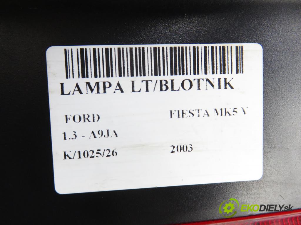 FORD FIESTA V (JH_, JD_) HB 2003 51,00 1.3 - A9JA 1299,00 světlo levé zadní 2S5113A603B