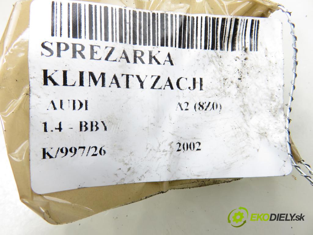 AUDI A2 (8Z0) HB 2002 55,00 1.4 - BBY 1390,00 KOMPRESOR: klimatizace 4472208196 (Kompresor klimatizace)