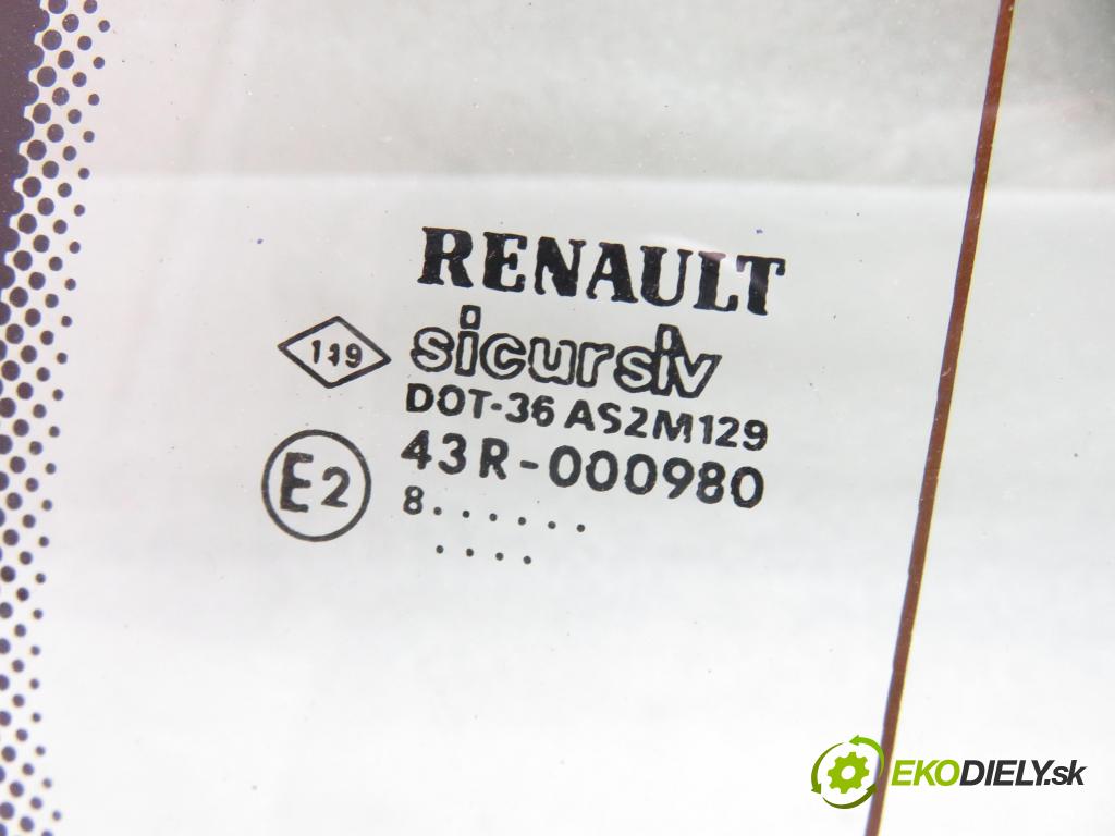 RENAULT KANGOO (KC0/1_) KOMBIVAN 1998 55,00 1.4 75 - E7J 780 1390,00 Okno zadné kapota