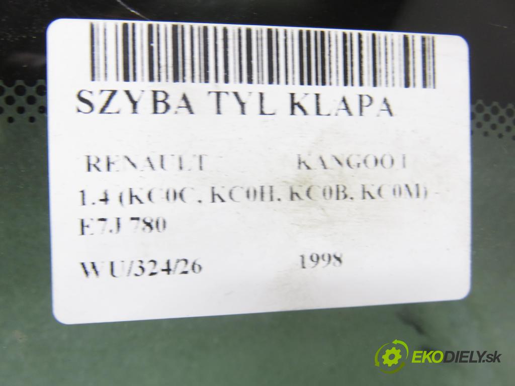 RENAULT KANGOO (KC0/1_) KOMBIVAN 1998 55,00 1.4 75 - E7J 780 1390,00 Okno zadné kapota