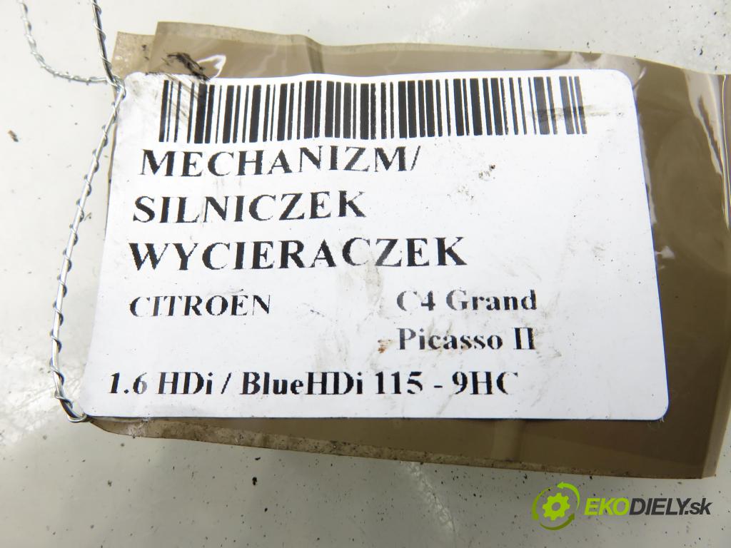 CITROEN C4 Grand Picasso II MINIVAN 2014 0,00 1.6 HDi / BlueHDi 115 - 9HC (DV6C) 1560,00 MECHANISMUS/ motorek stěračů 0390248150 ; 9811384780
