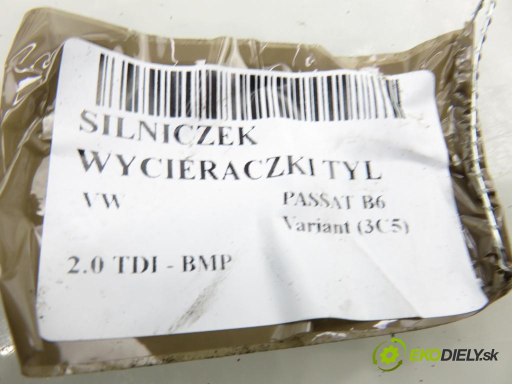 VW PASSAT B6 Variant (3C5) KOMBI 2007 103,00 2.0 TDI PD 8V 140 - BMP 1968,00 motorek stěrače ZADNÍ: 3C9955711A ; 53032812