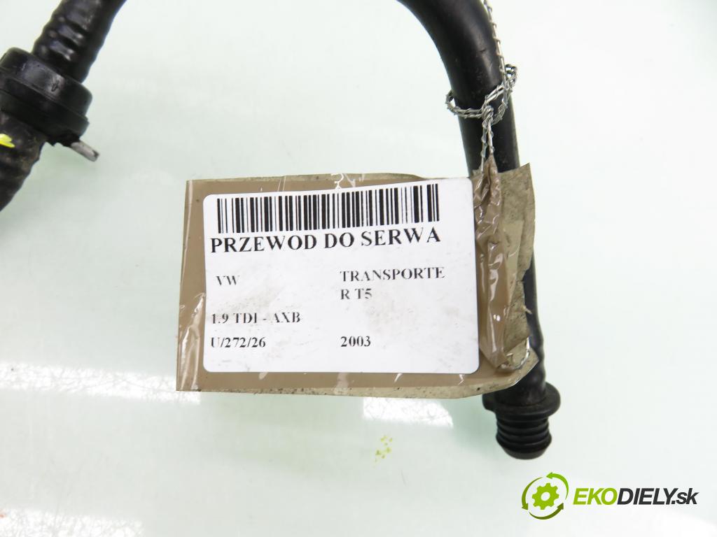 VW TRANSPORTER V Skrzynia (7HA, 7HH, 7EA, 7EH) FURGON 2003 77,00 1.9 TDI PD 105 - AXB 1896,00 rúrka do serva 7H1611931