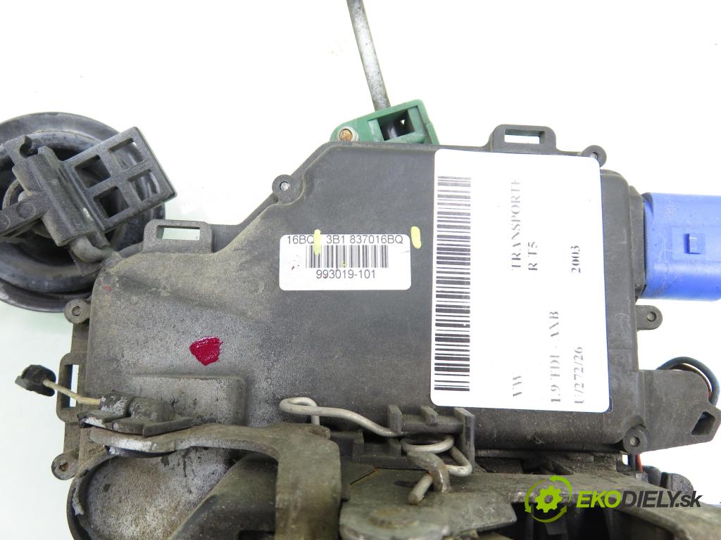 VW TRANSPORTER V Skrzynia (7HA, 7HH, 7EA, 7EH) FURGON 2003 77,00 1.9 TDI - AXB 1896,00 zámok PPE 3B1837016BQ