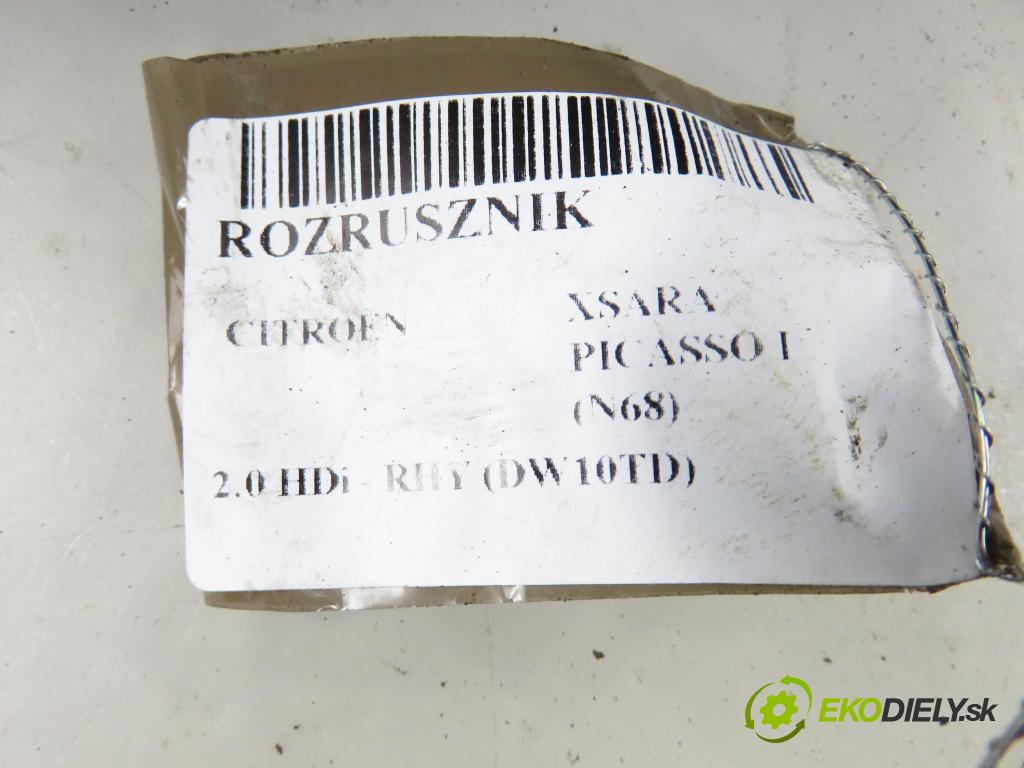 CITROEN XSARA PICASSO (N68) MINIVAN 2001 66,00 2.0 HDi 8V 90 - RHY 1997,00 startér D7R26 (Startér)