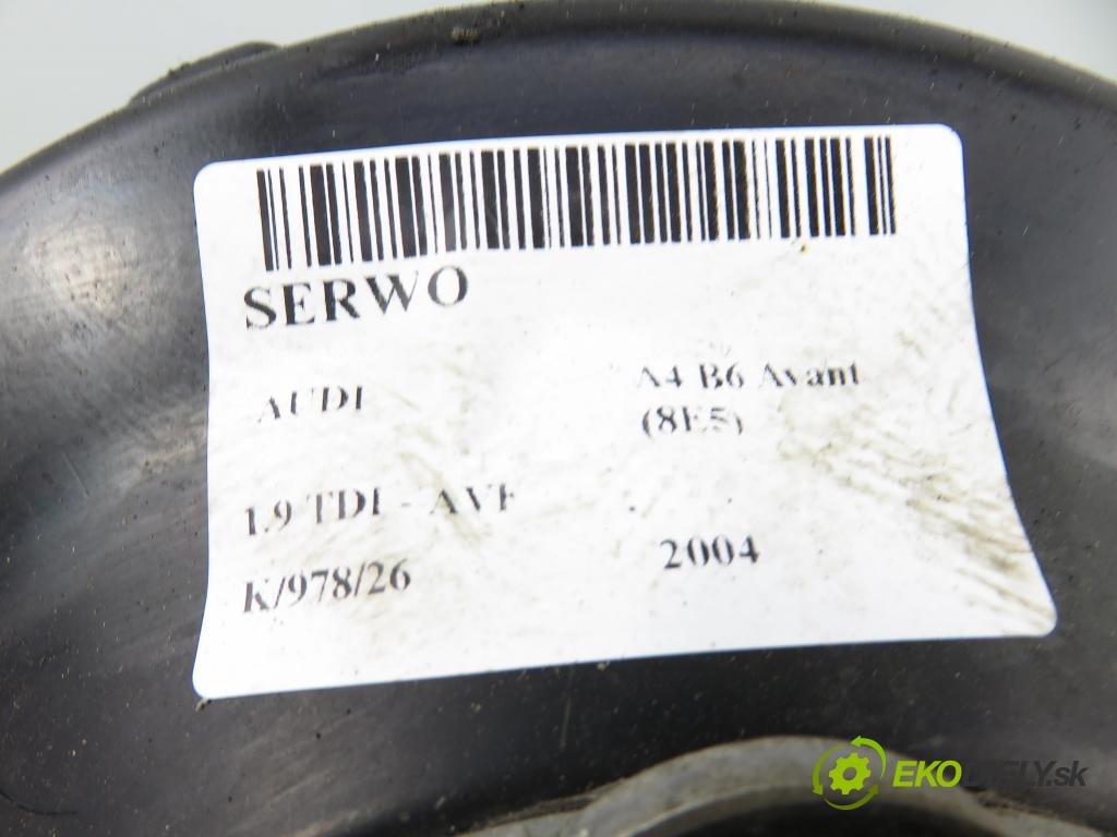 AUDI A4 Avant (8E5, B6) KOMBI 2004 96,00 1.9 TDI PD 130 - AVF 1896,00 Posilovač 8E0612105AB ; 03785945014 (Servočerpadlo)