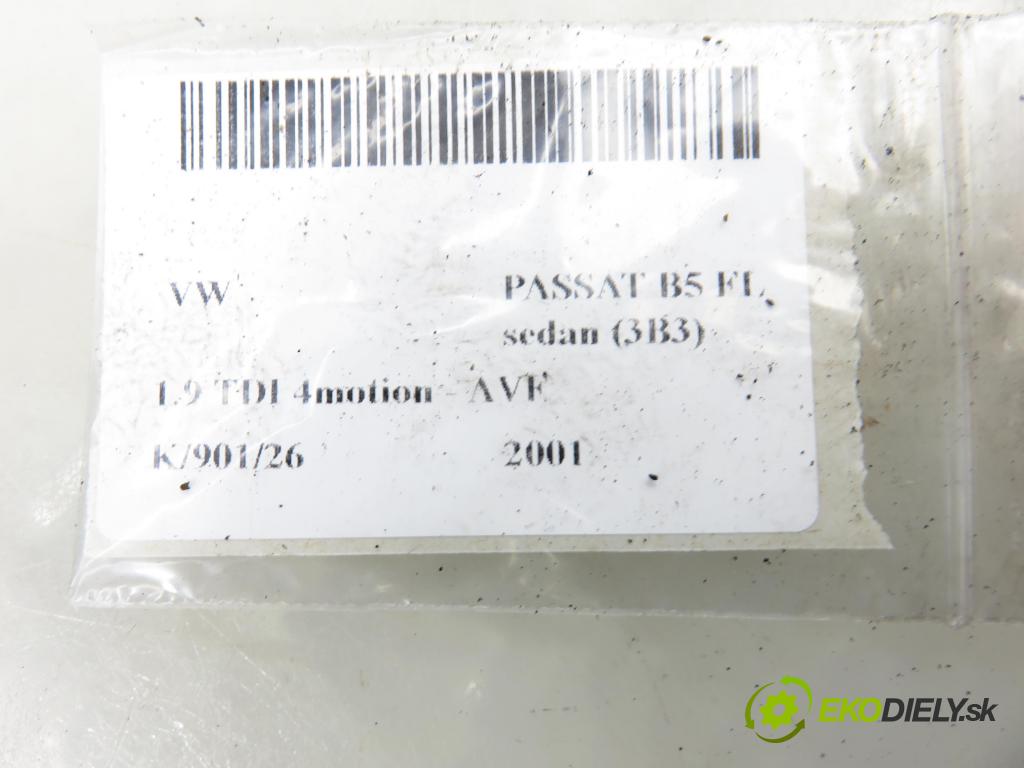 VW PASSAT B5.5 (3B3) SEDAN 2001 96,00 1.9 TDI 4motion - AVF 1896,00 RYCHLONABÍJEČKA: 038145702G (Kompletní turbodmychadlo)