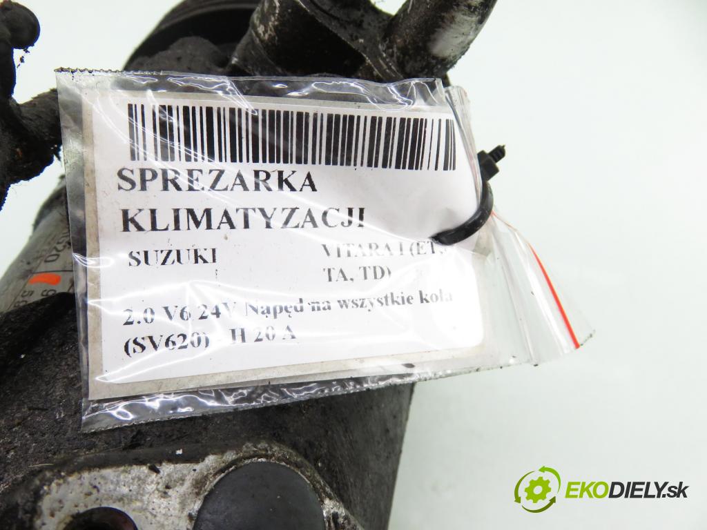 SUZUKI VITARA (ET, TA, TD) TERENOWY 1996 100,00 2.0 V6 24V Napęd na wszystkie koła (SV620) - H 20  1998,00 KOMPRESOR: klimatizácie 9520170CA1 ; 5909255271 (Kompresor klimatizácie)
