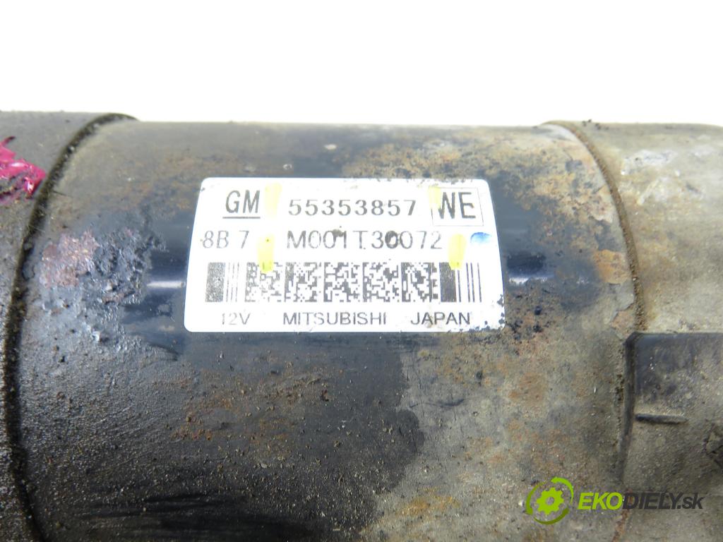 OPEL ZAFIRA B (A05) MINIVAN 2008 88,00 1.9 CDTI - Z 19 DT 1910,00 startér 55353857 ; M001T30072 (Startér)