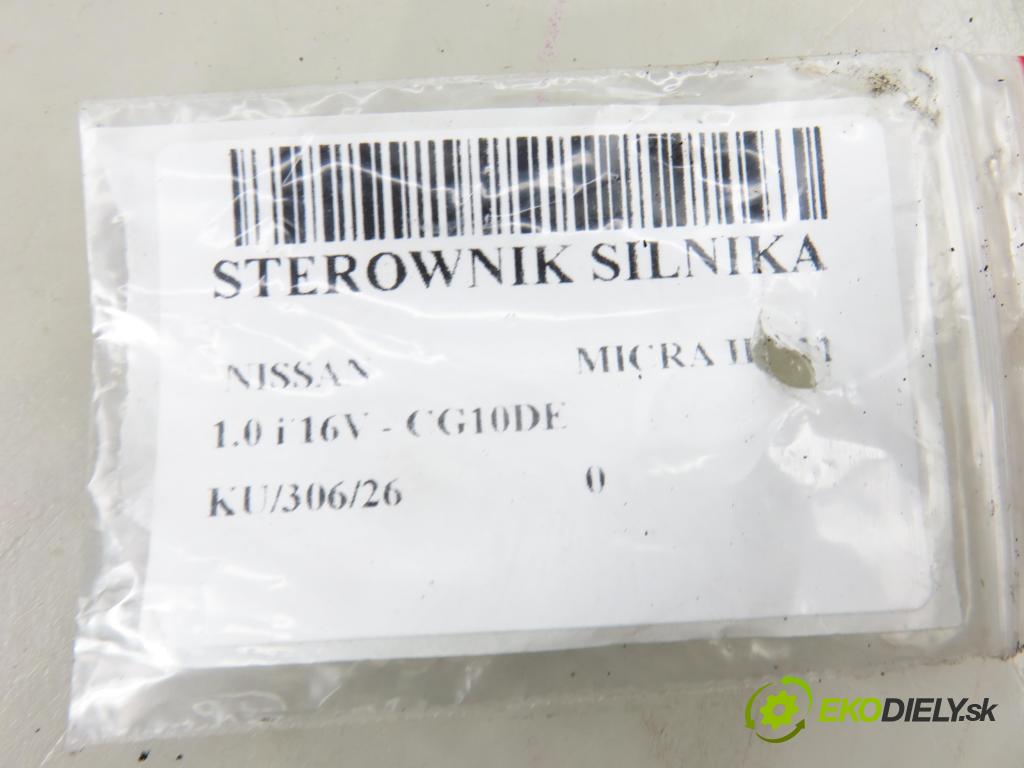 NISSAN MICRA II (K11) HB 2000 40,00 1.0 i 16V - CG10DE 998,00 řídící jednotka motora 0261204243 ; 2371074B05