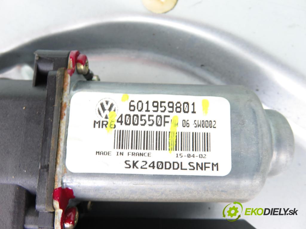 SKODA FABIA I (6Y2) HB 2002 44,00 1.4 MPi 60 - AZE 1397,00 mechanismus oken 6Q1959801 ; 400550F