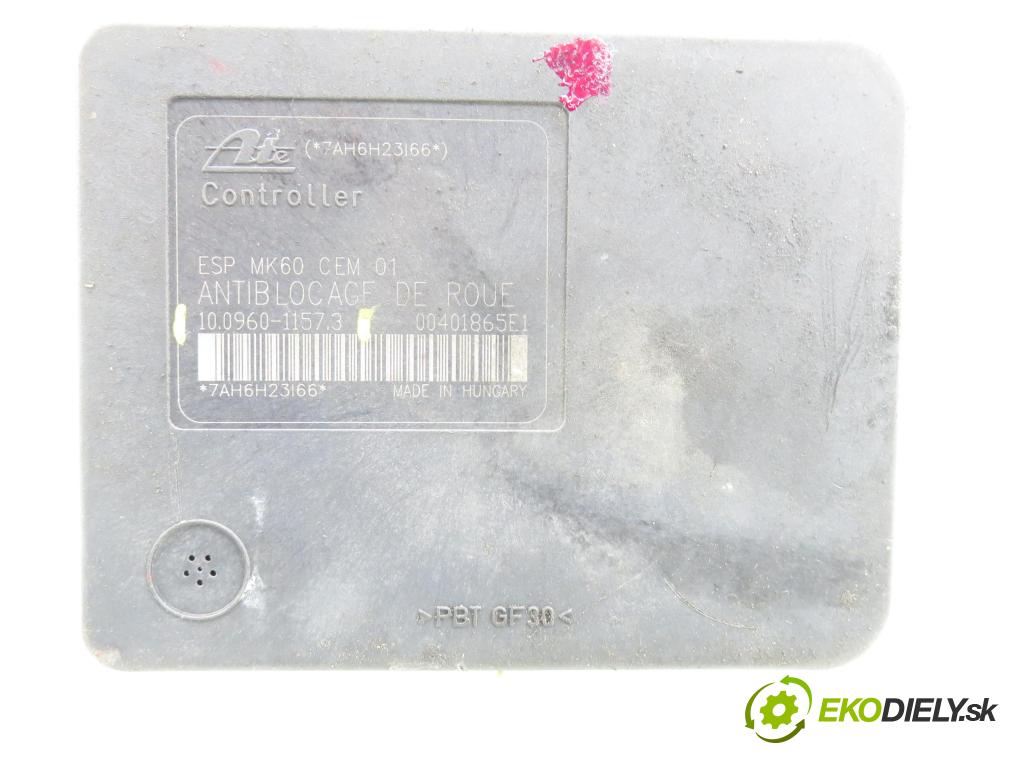 PEUGEOT 206 liftback (2A/C) HB 2006 80,00 1.6 16V - NFU (TU5JP4) 1587,00 Pumpa ABS 10096011573 ; 9659137080 ; 1002060294 (Pumpa ABS)