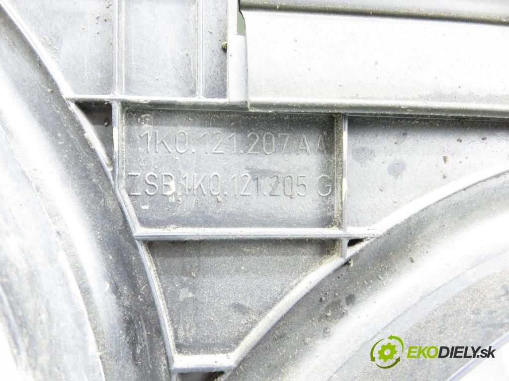 VW PASSAT B6 Variant (3C5) KOMBI 2007 103,00 2.0 TDI PD 8V 140 - BMP 1968,00 ventilátor chladič PODNEBÍ / VODA 1K0121207AA ; 1K0121205G