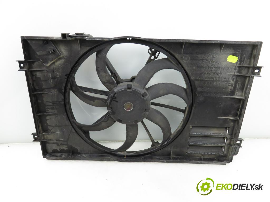 VW GOLF PLUS (5M1, 521) HB 2007 77,00 1.9 TDI - BLS 1896,00 ventilátor chladič PODNEBÍ / VODA 1K0121205AA ; 1K0121207AS ; 1K0959455EF