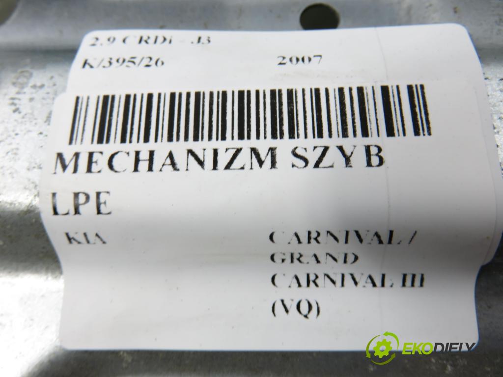 KIA CARNIVAL / GRAND CARNIVAL III (VQ) MINIVAN 2007 136,00 2.9 CRDi - J3 2902,00 Mechanizmus okien 824504D010