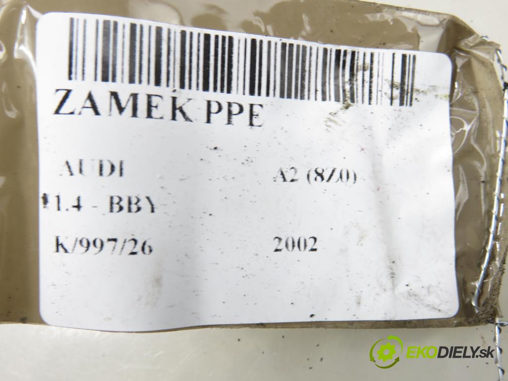 AUDI A2 (8Z0) HB 2002 55,00 1.4 - BBY 1390,00 zámok 8Z1837016E